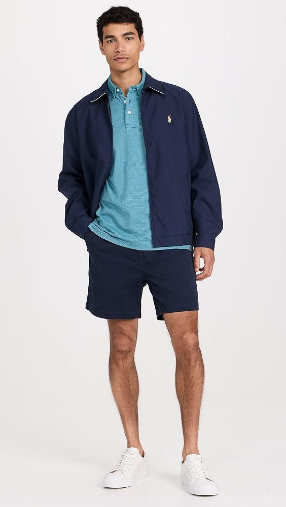 Faherty Short Sleeve Movement Pique Polo | Shopbop Product Image