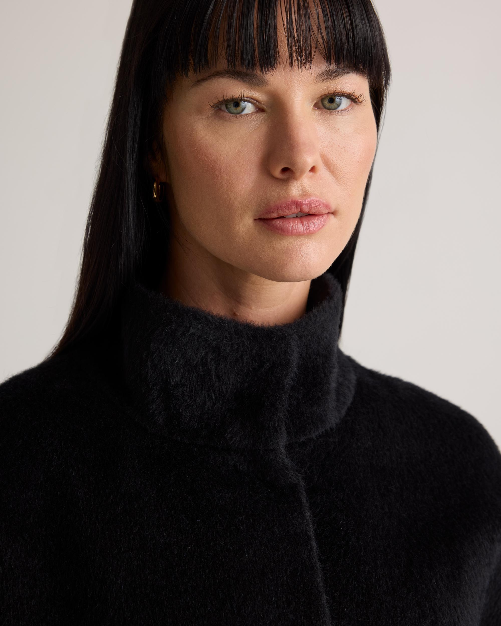 Quince | Women's Alpaca-Wool Stand Collar Coat Size XS Product Image