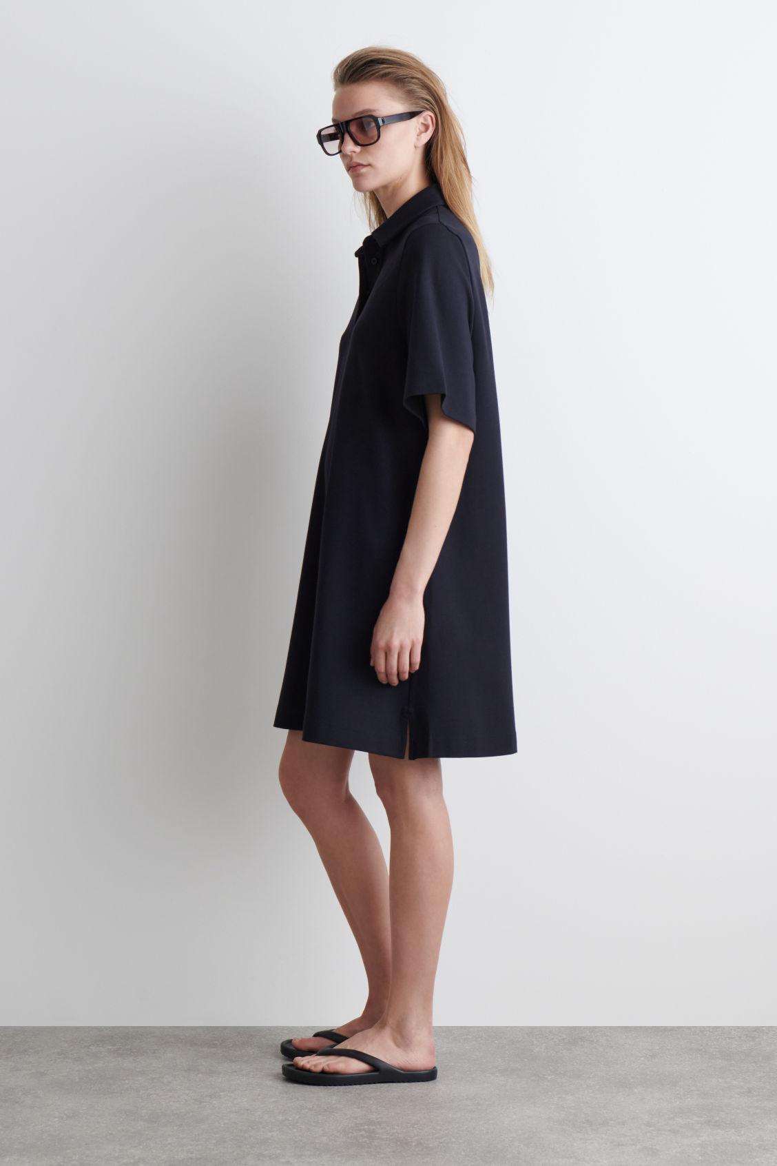 JERSEY POLO MINI DRESS Product Image