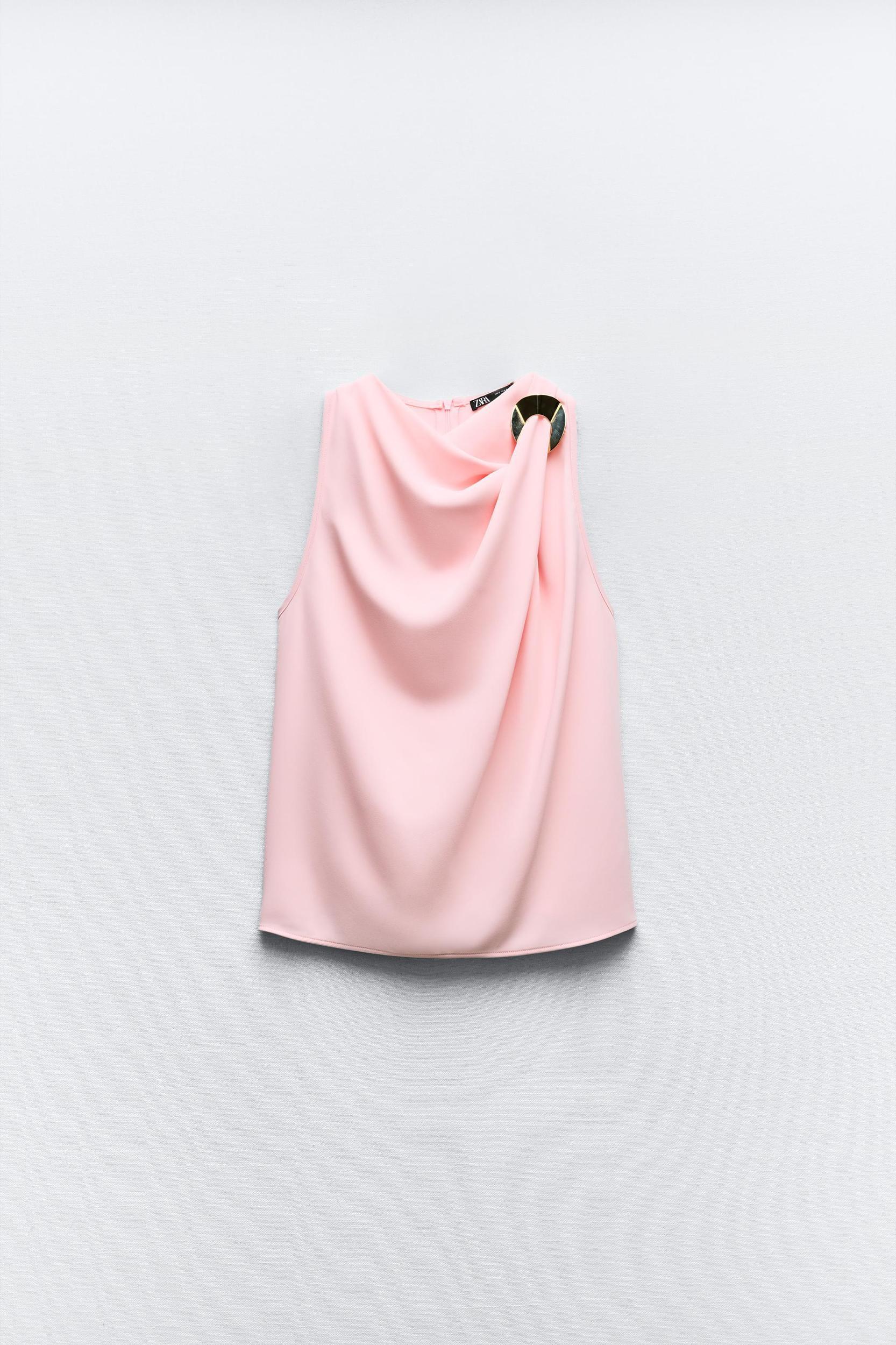 GOLDEN APPLIQUÉ CREPE TOP Product Image