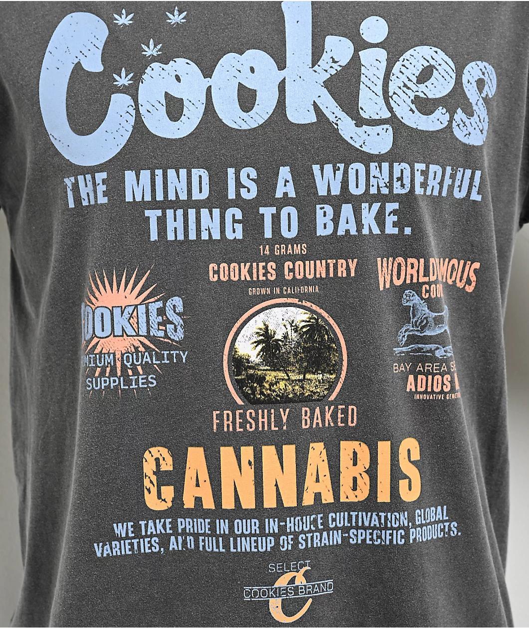 Cookies Workwear Black Wash T-Shirt Product Image