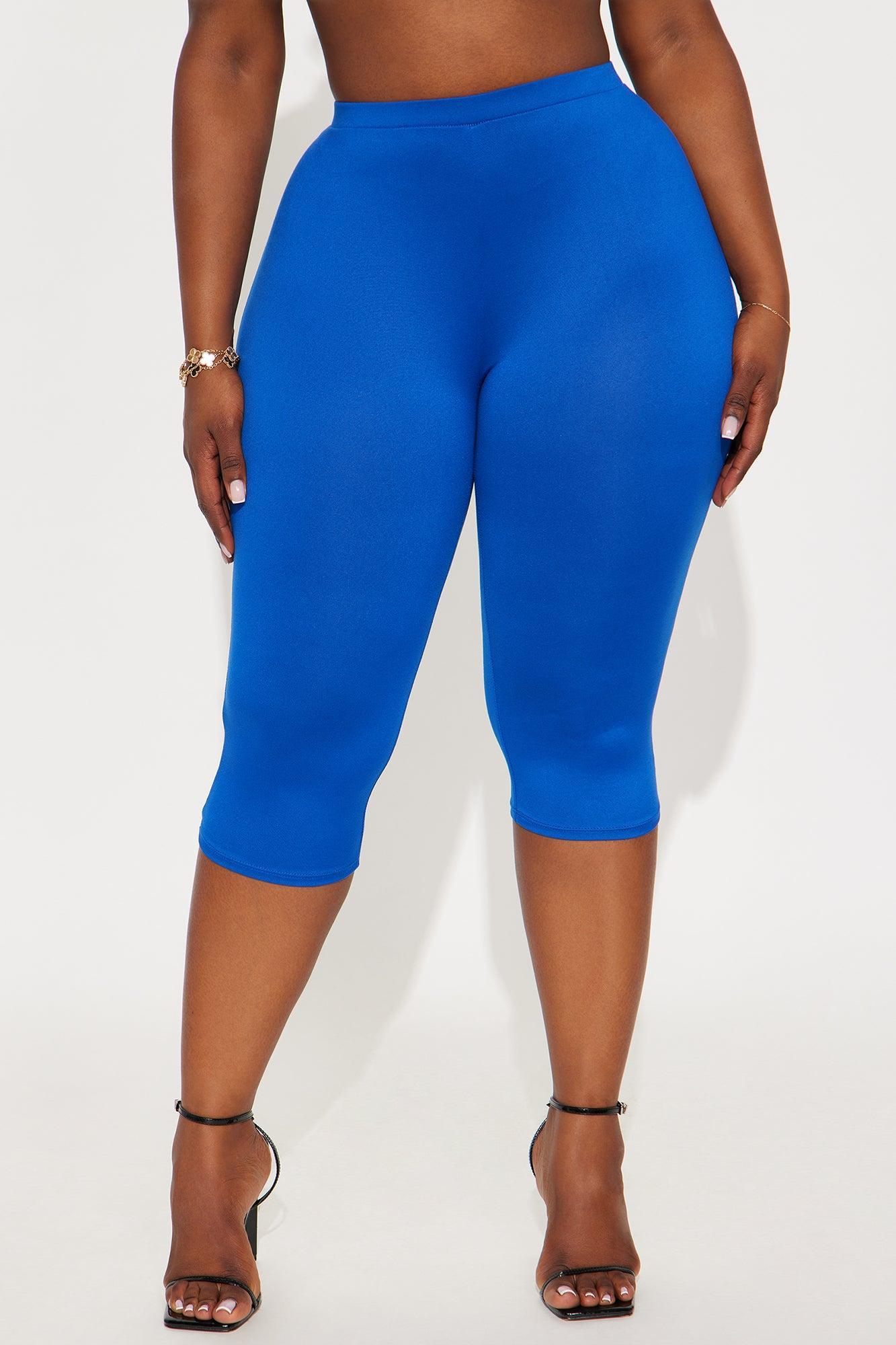 Just A Sip Capri Legging - Royal Female Product Image