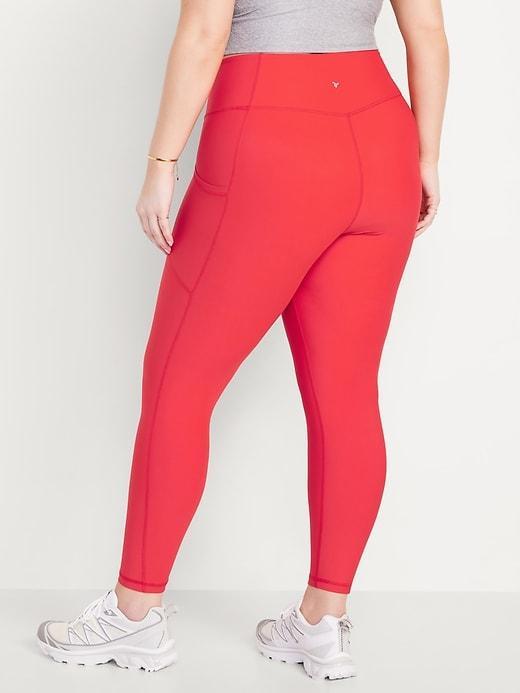 High-Waisted PowerSoft Rib Leggings Product Image
