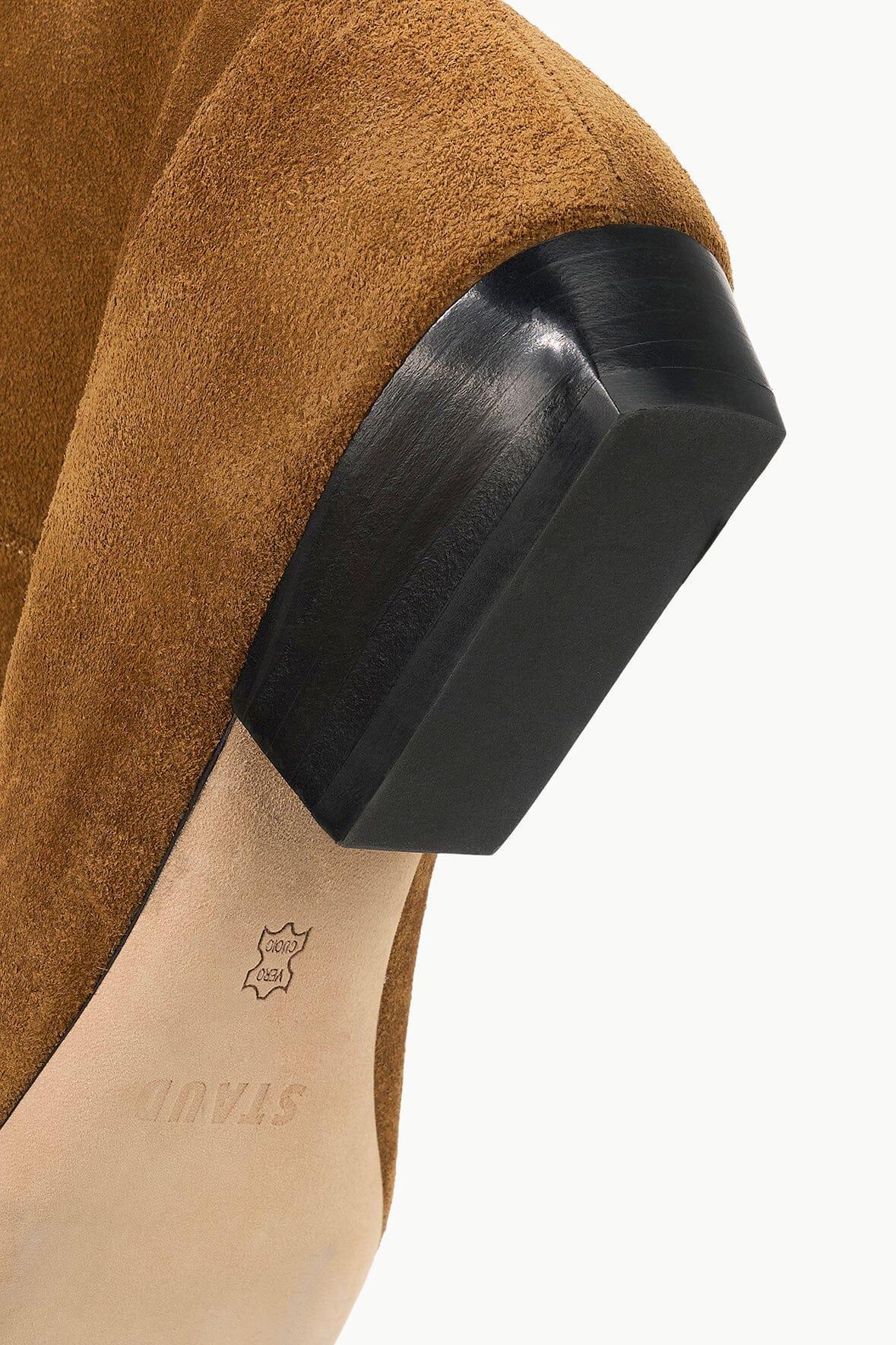 WALLY FLAT BOOT | TAN SUEDE Product Image