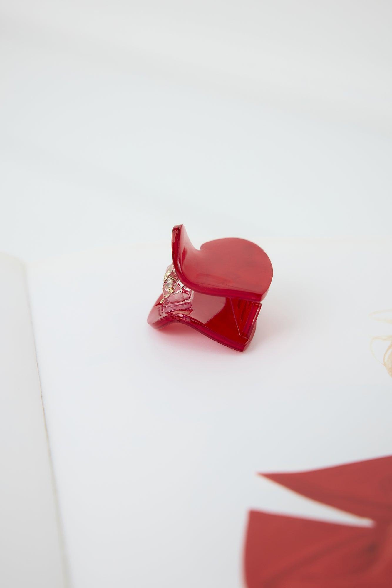 Candy Love Hair Clip Small Red Product Image