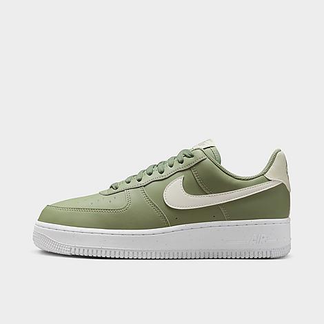 Nike Womens Air Force 1 07 Low - Basketball Shoes Olive Green/Sea Glass/White Product Image