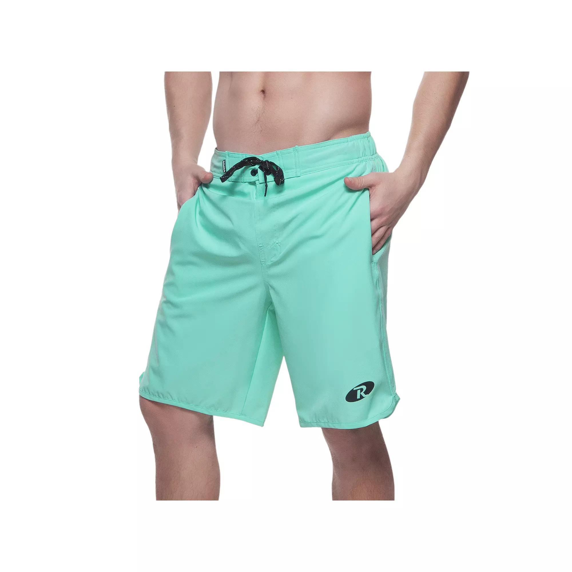 Men's Rokka&Rolla 9" Stretch Swim Trunks, Size: XL, Blue Product Image