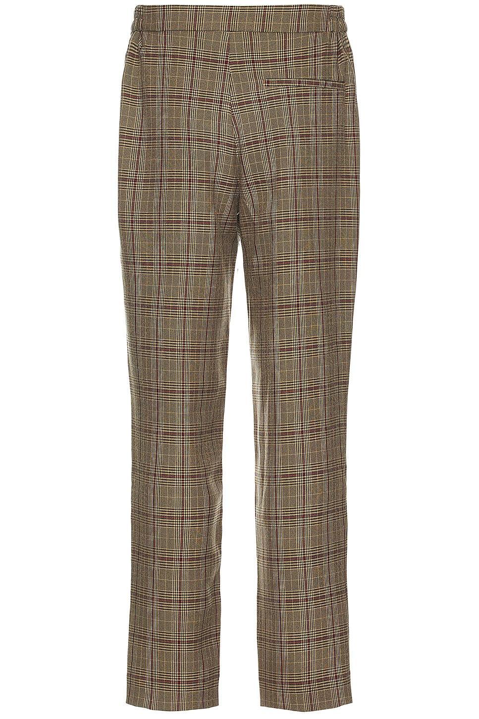WAO Plaid Trouser in Brown Product Image