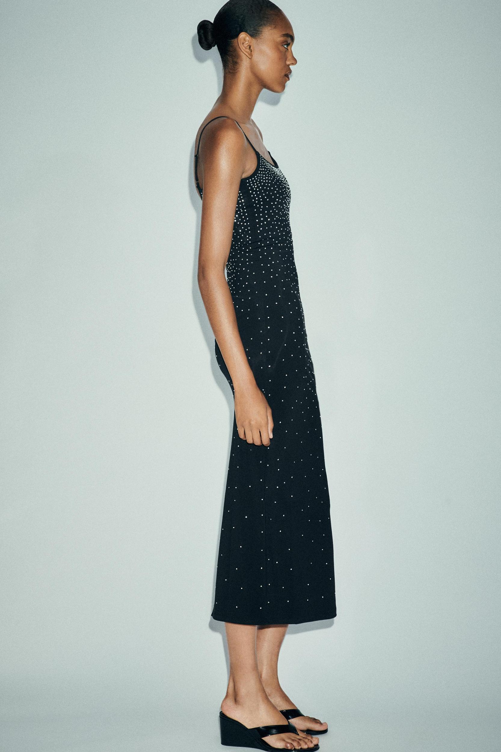 STRASS POLYAMIDE DRESS Product Image