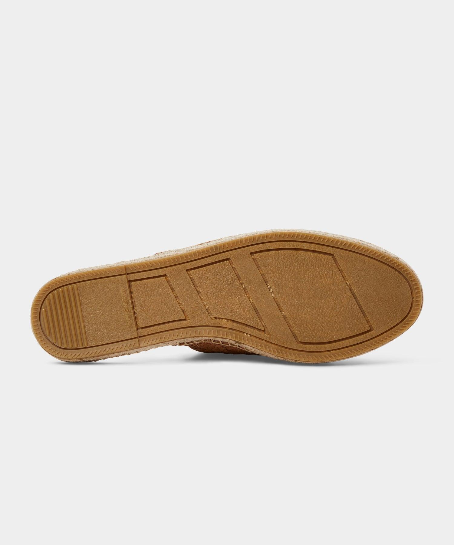 Woven Leather Espadrille Mule Product Image