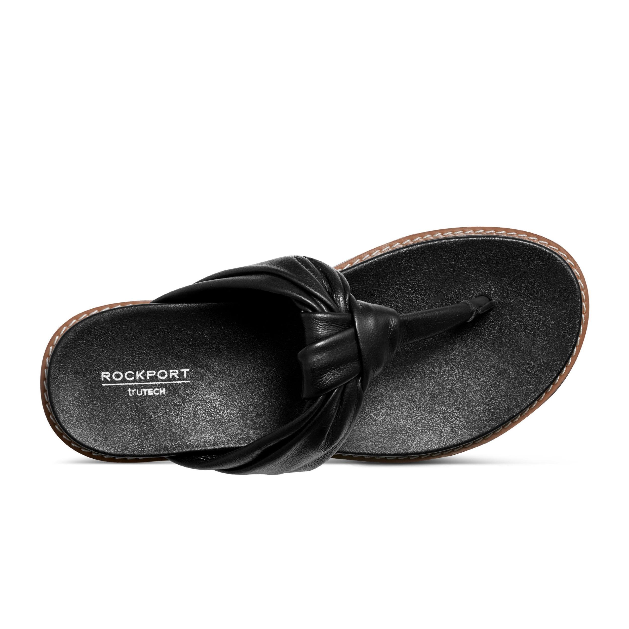 Women's Osarra Open Toe Thong Casual Flat Sandals Product Image