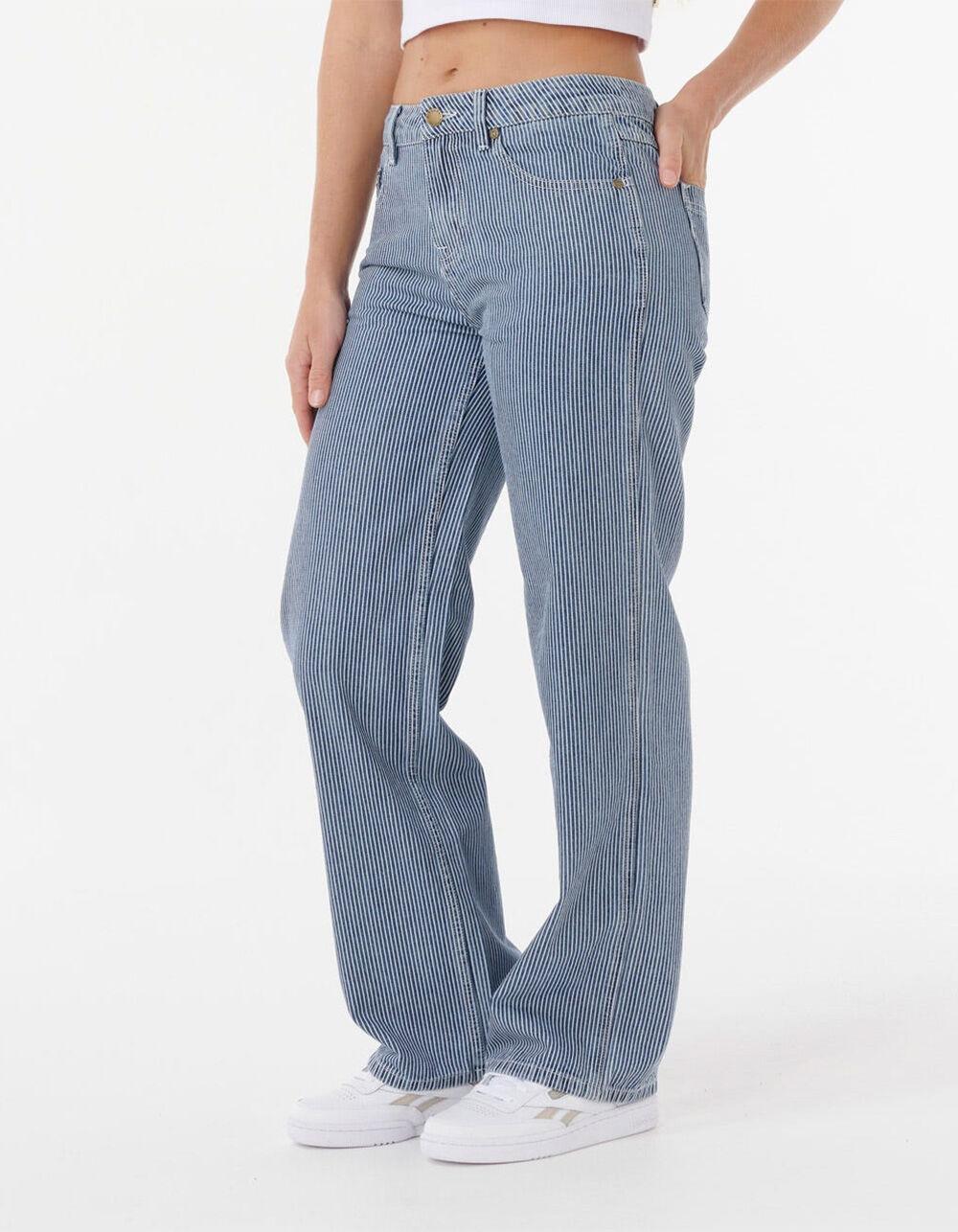 RIP CURL Aggie Womens Relaxed Jeans - PNSTRP DENIM Product Image