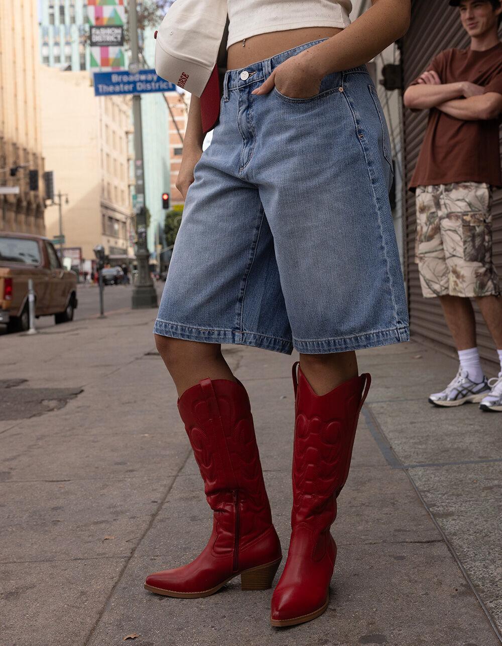 ABRAND 95 Liv Womens Mid Super Baggy Jorts - VINTAGE Product Image