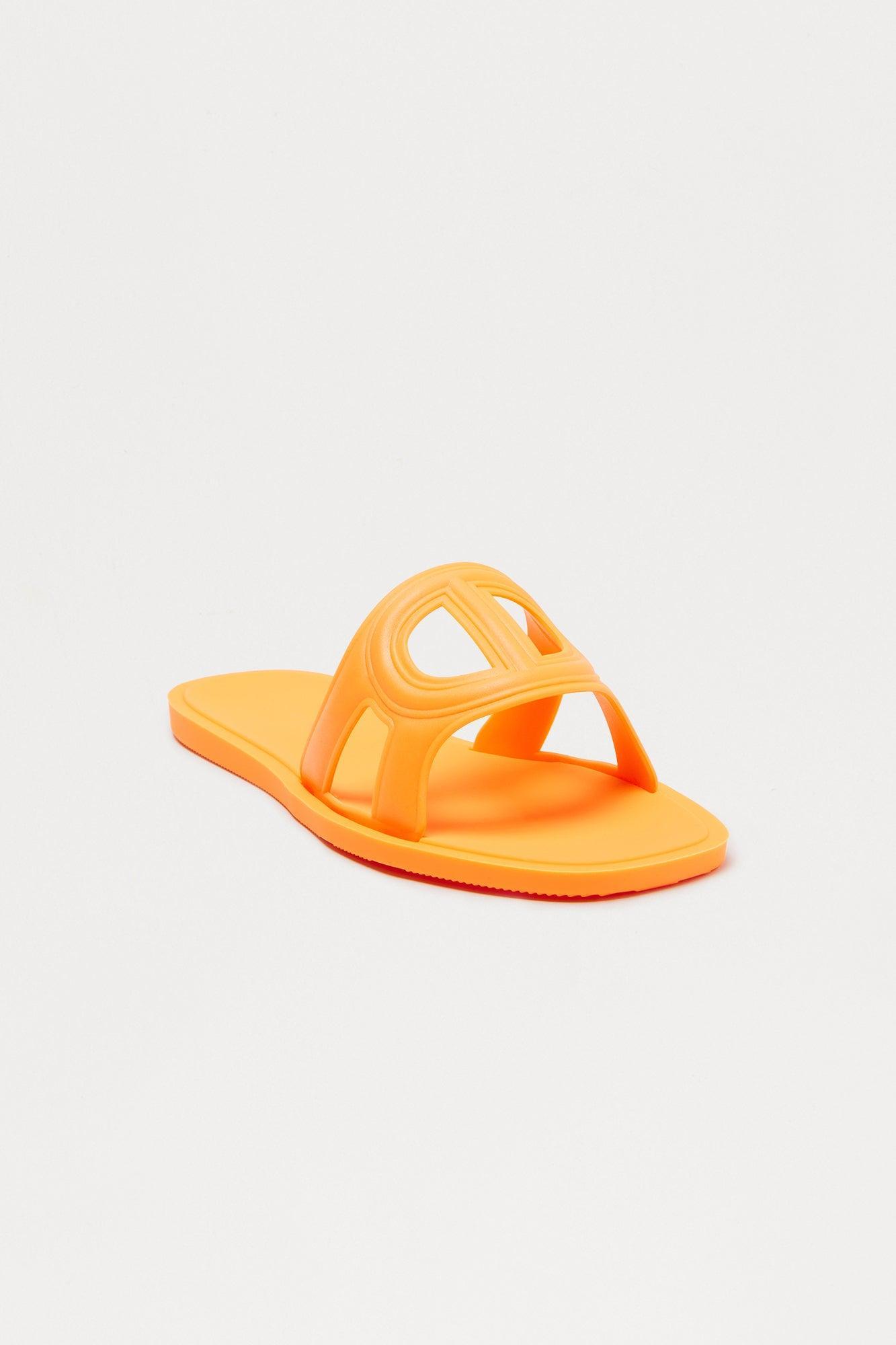 Shawn Slip On Sandals - Orange Product Image