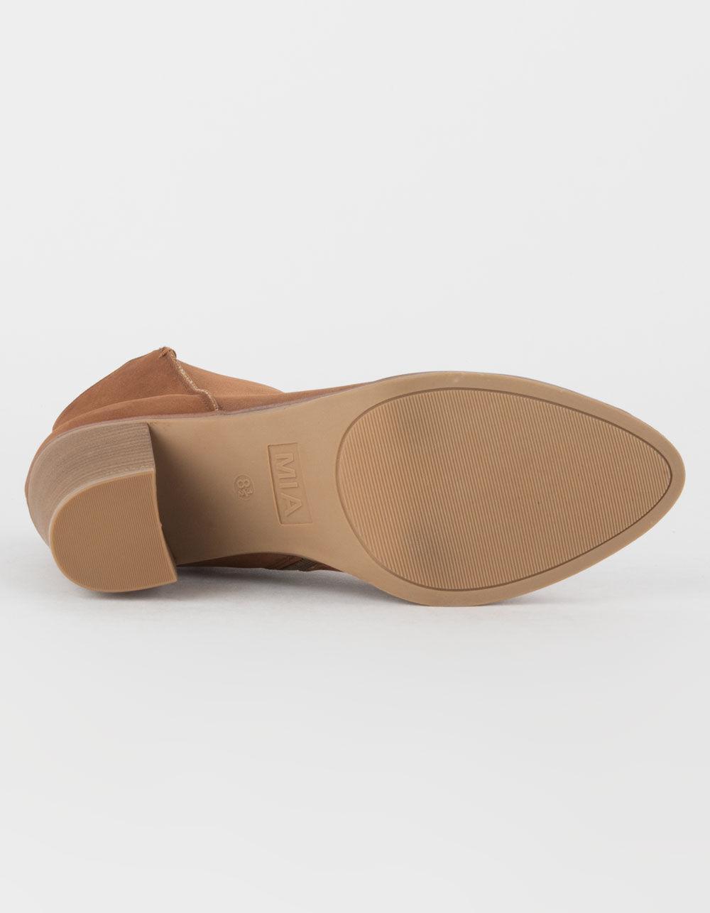 MIA Patton Womens Short Boots - COGNAC Product Image