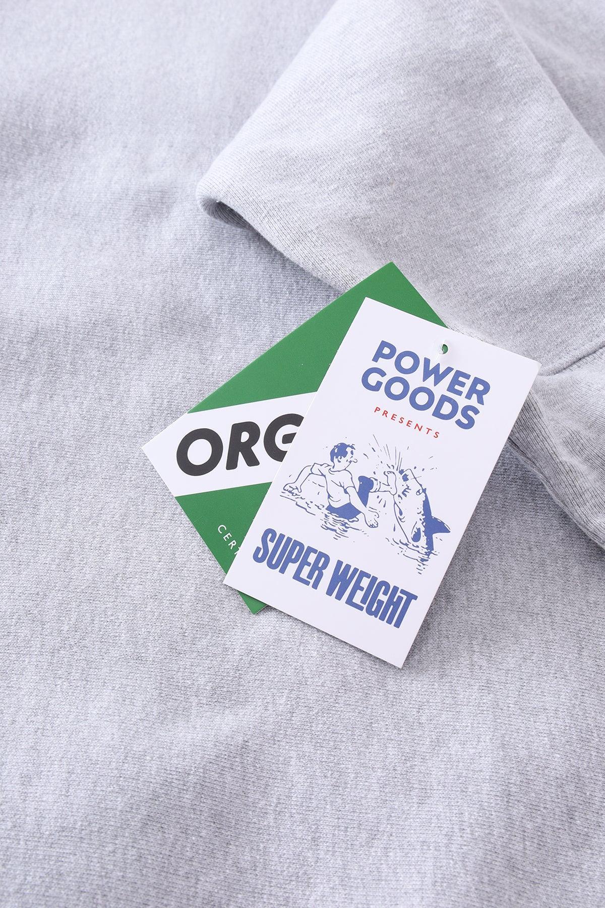 Power Goods - Super Weight Crewneck - Heather Grey Product Image