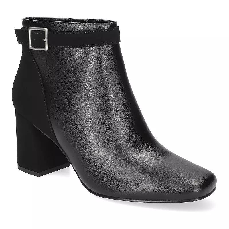Easy Street Winnipeg Women's Block Heel Ankle Boots, Size: 10, Red Product Image