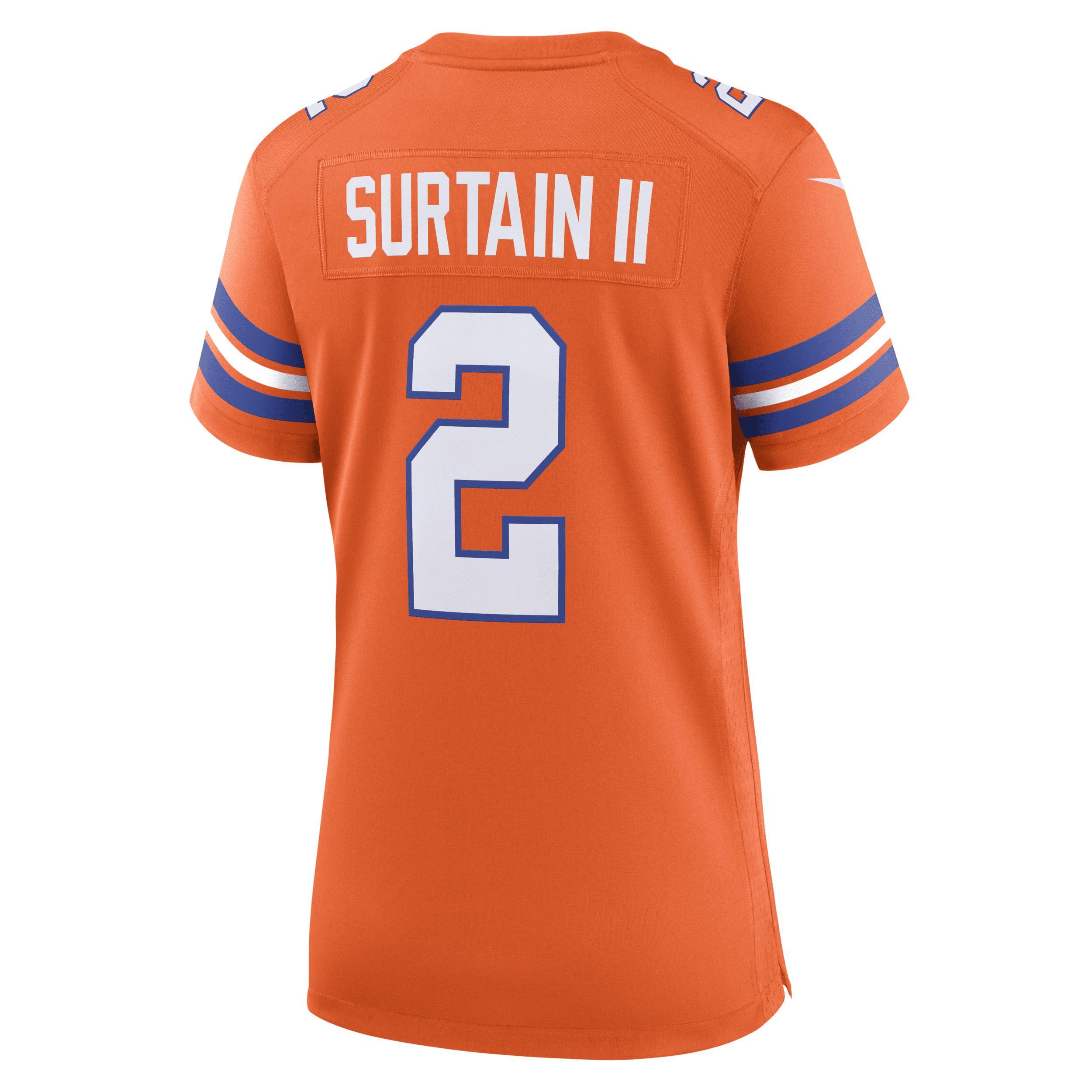 Womens Nike Patrick Surtain II Denver Broncos Mile High Collection Game Jersey Product Image