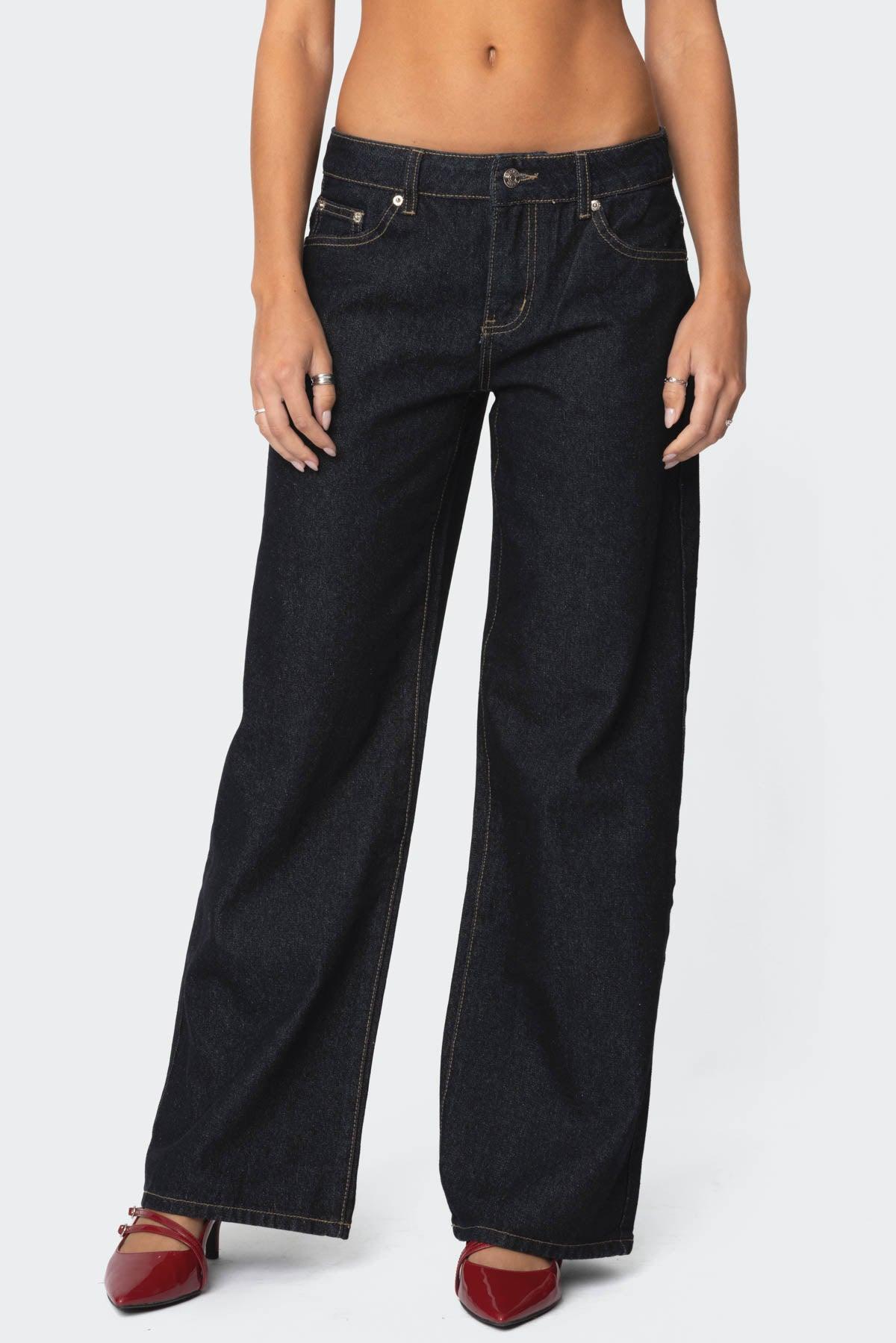 Raelynn Washed Low Rise Jeans Product Image