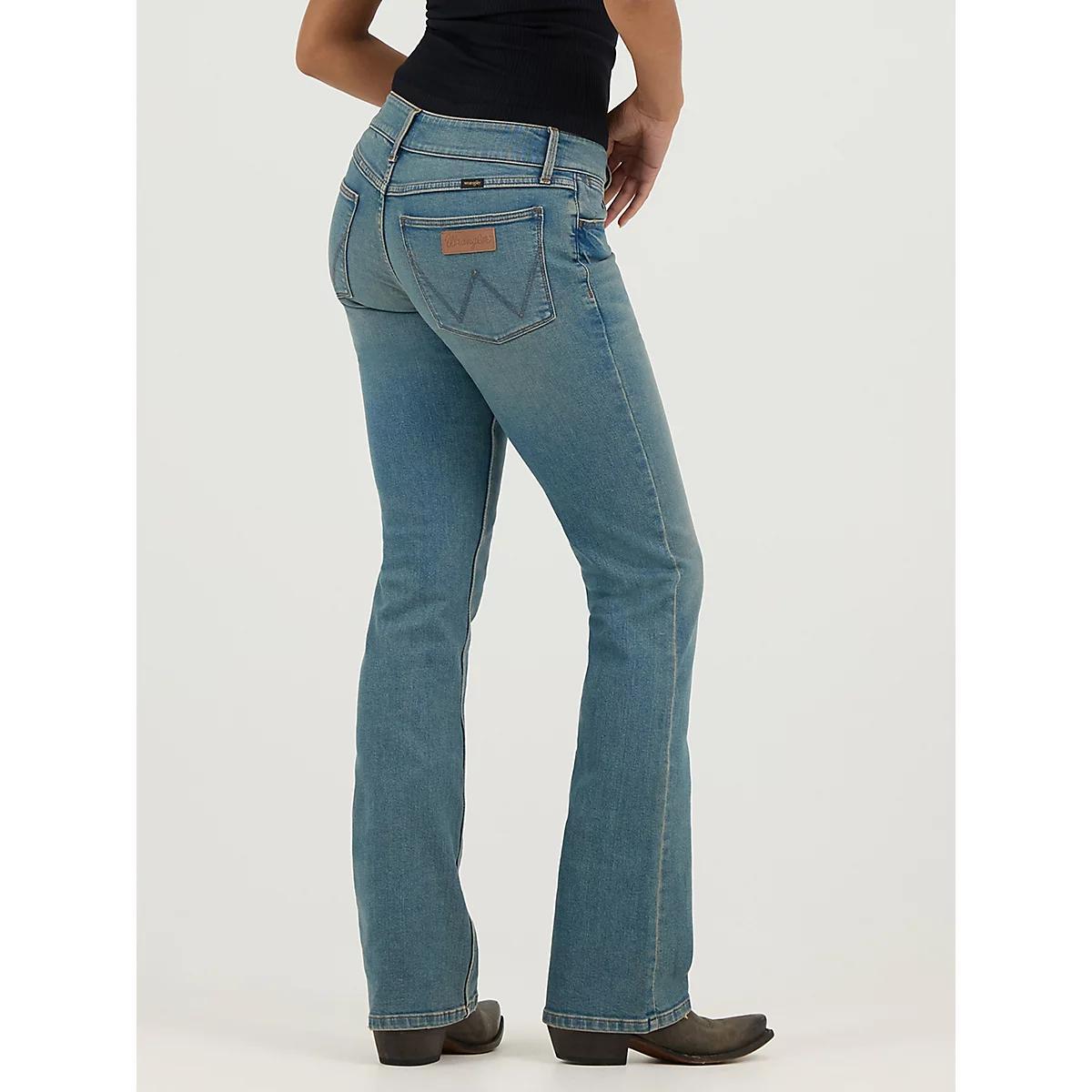 Women's Low Rise Bootcut Jean in Jasper Product Image