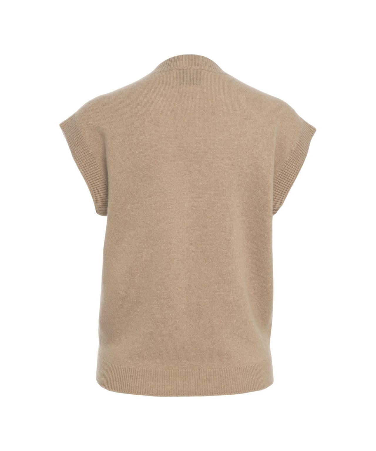 Cashmere knit vest Product Image