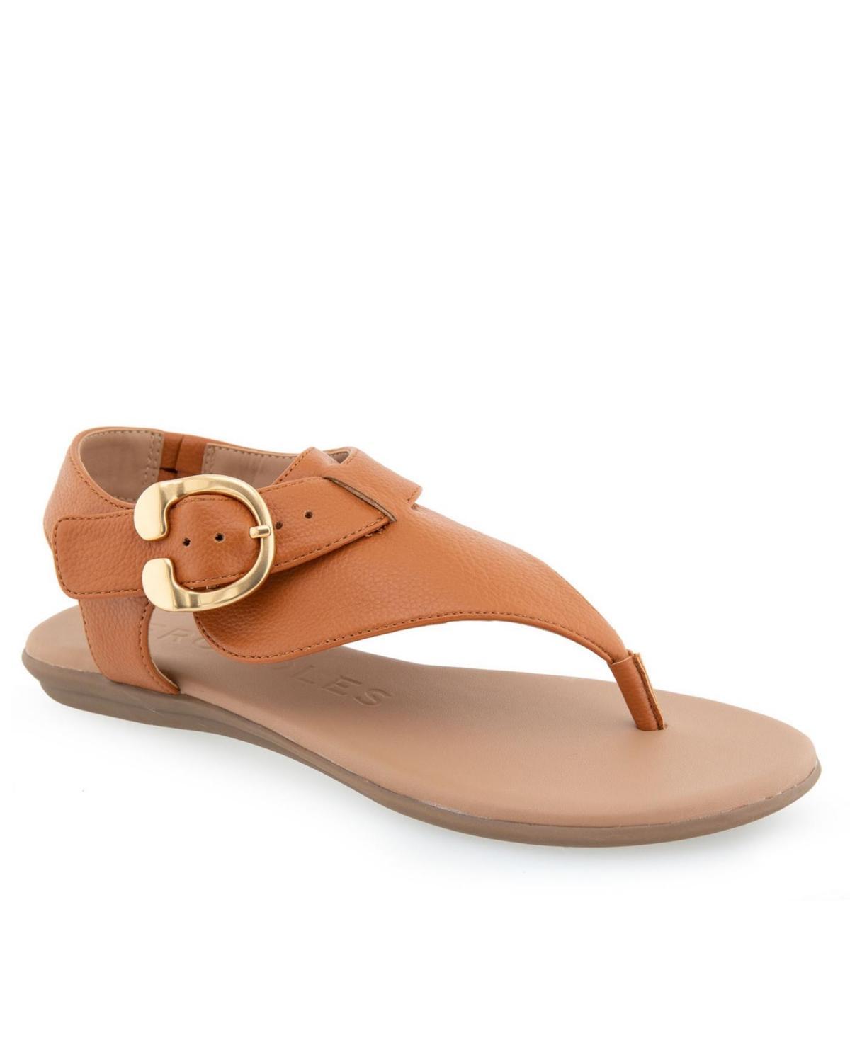 Aerosoles Isa Women's Flat Thong Sandals, Size: 8 Medium, Black Snake Patent Pu Product Image