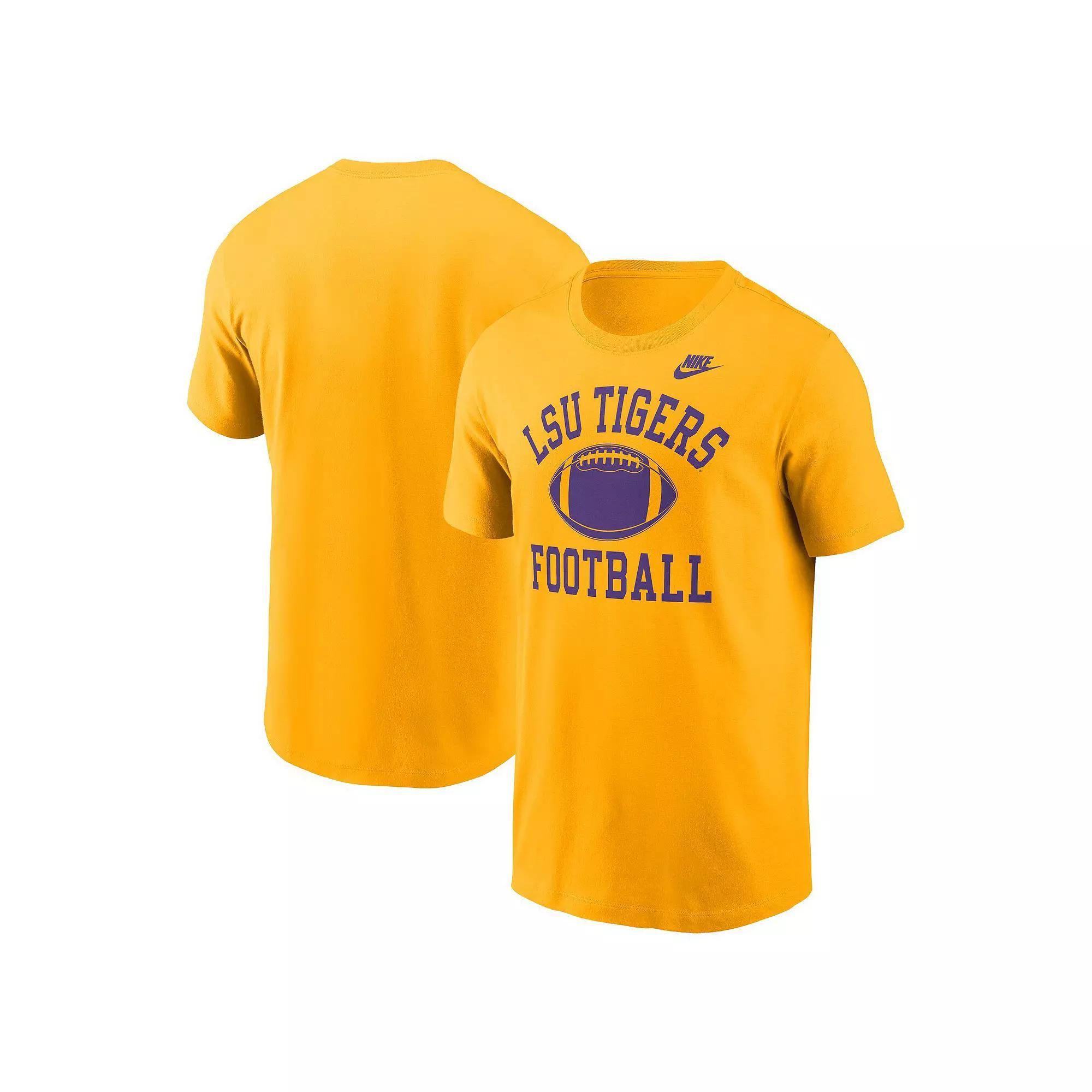 Men's Nike Heather Gray Michigan Wolverines Legacy Football Icon T-Shirt, Size: Medium, Grey Product Image
