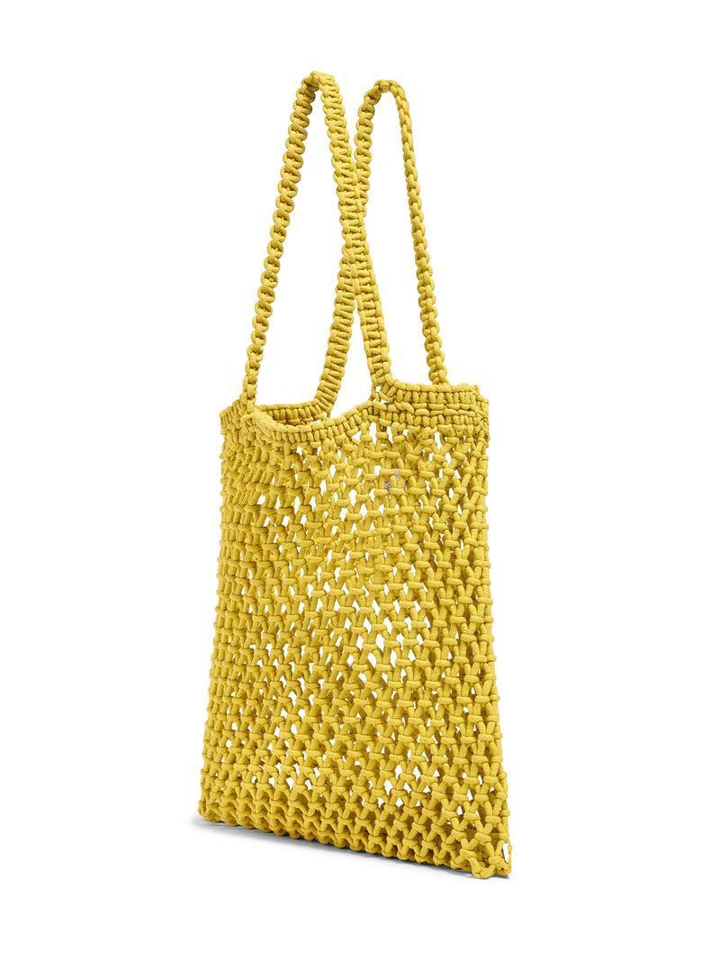 Sunwashed Macrame Tote - Sunshine Product Image