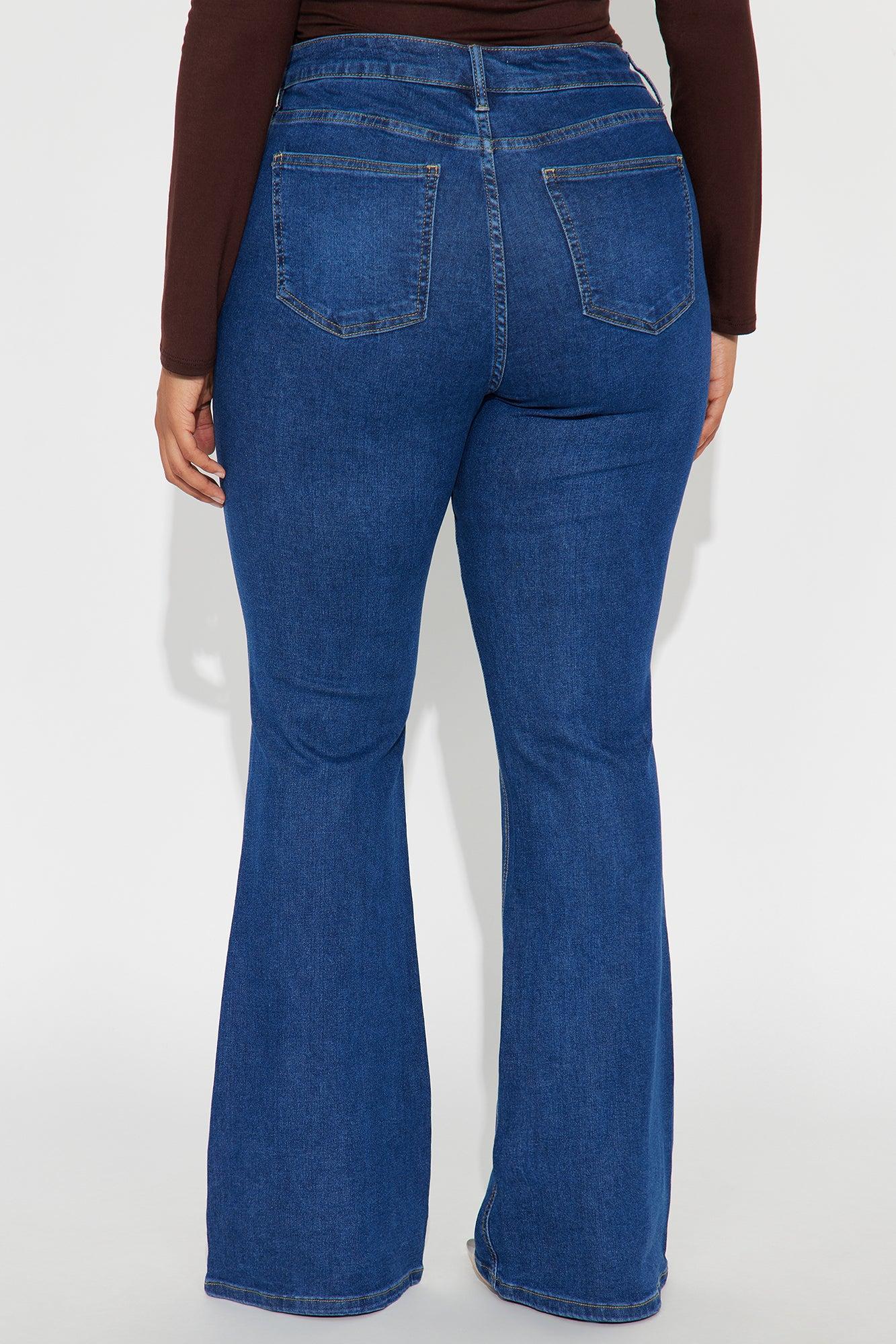 Best Ever Low Rise Flare Jeans - Dark Wash Product Image