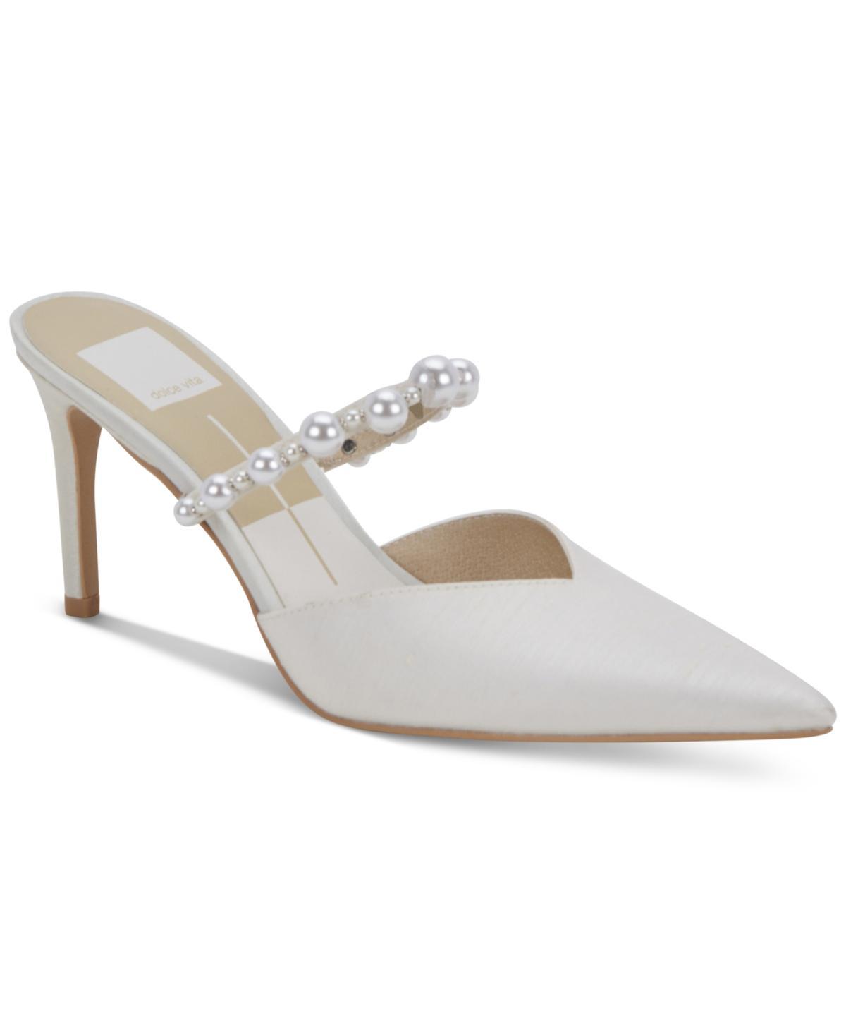 Dolce Vita Womens Kanika Pointed Toe Embellished Slip On High Heel Pumps Product Image