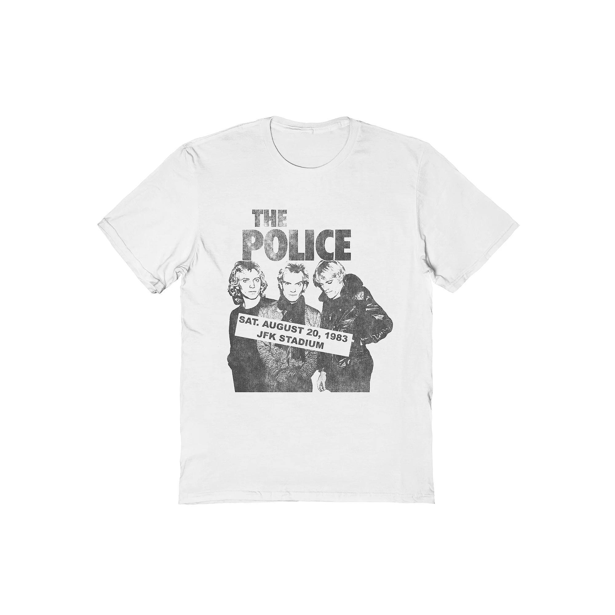 Men's The Police Tee, Size: Large, White Product Image