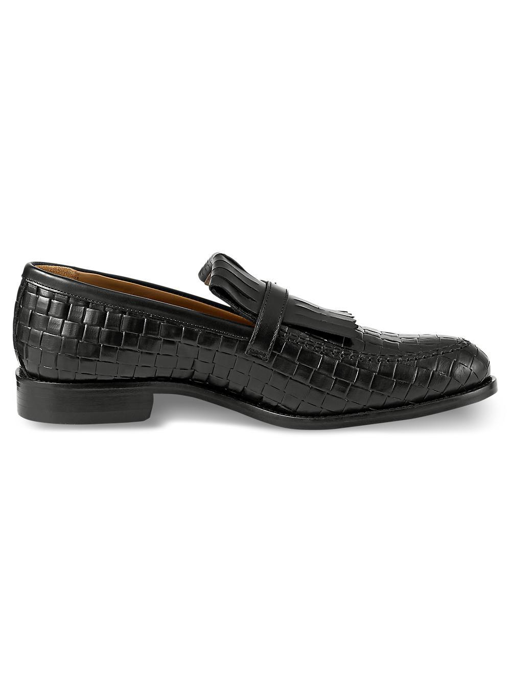 Shiloh Kiltie Loafer - Black Product Image