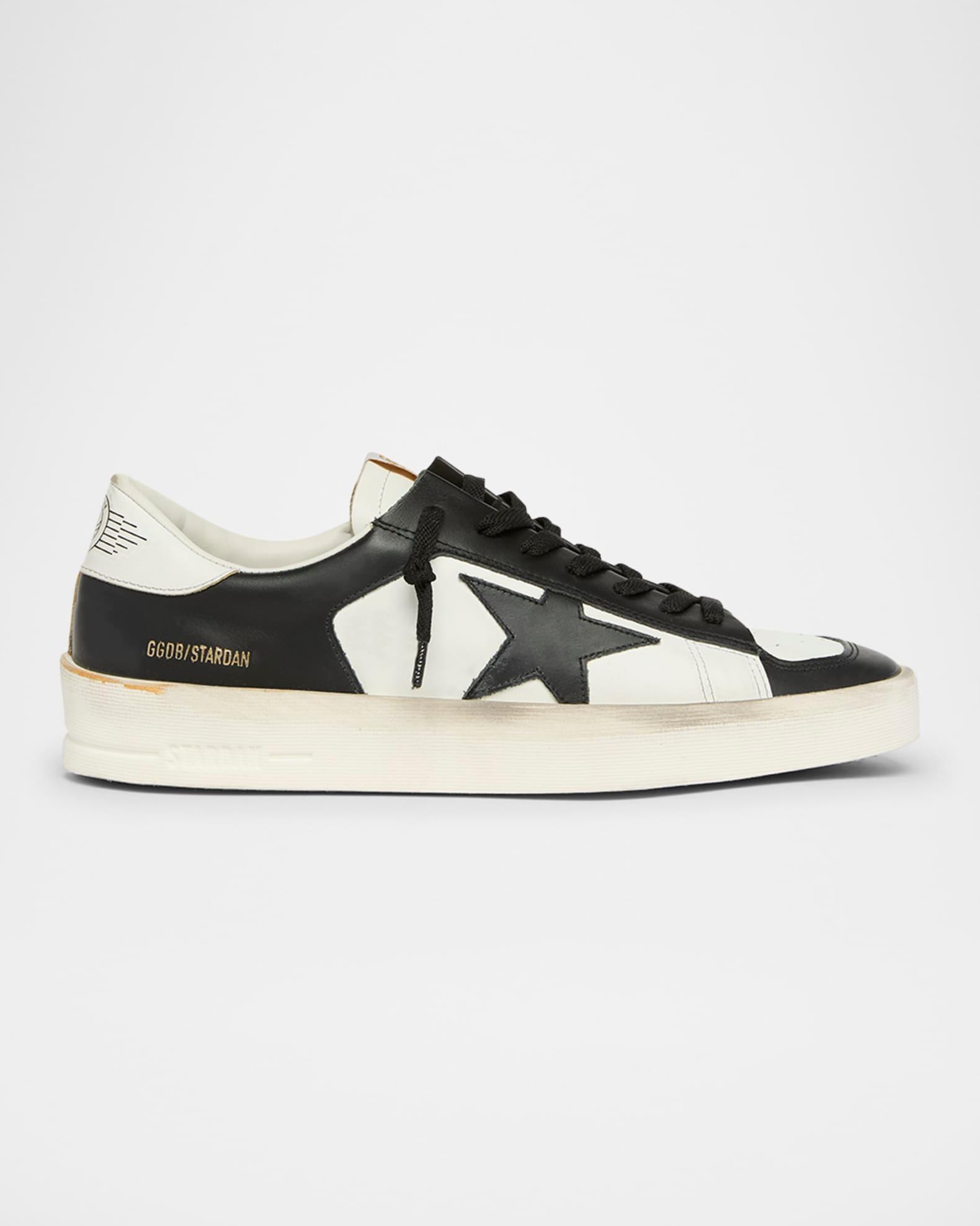 Men's Stardan Star Leather Low-Top Sneakers Product Image