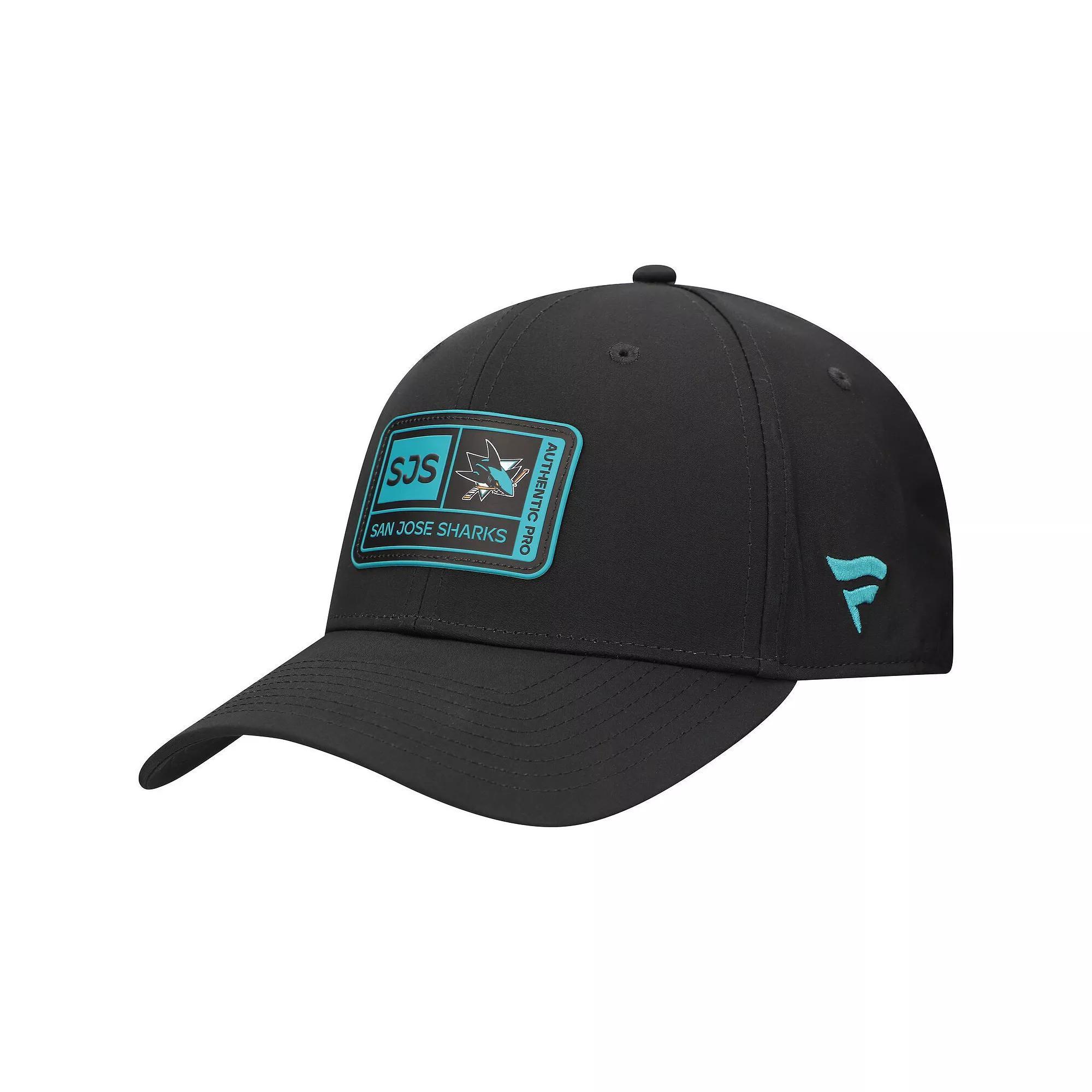 Men's Fanatics  Black San Jose Sharks Training Camp Fitted Hat, Size: Medium/Large, Sks Black Product Image