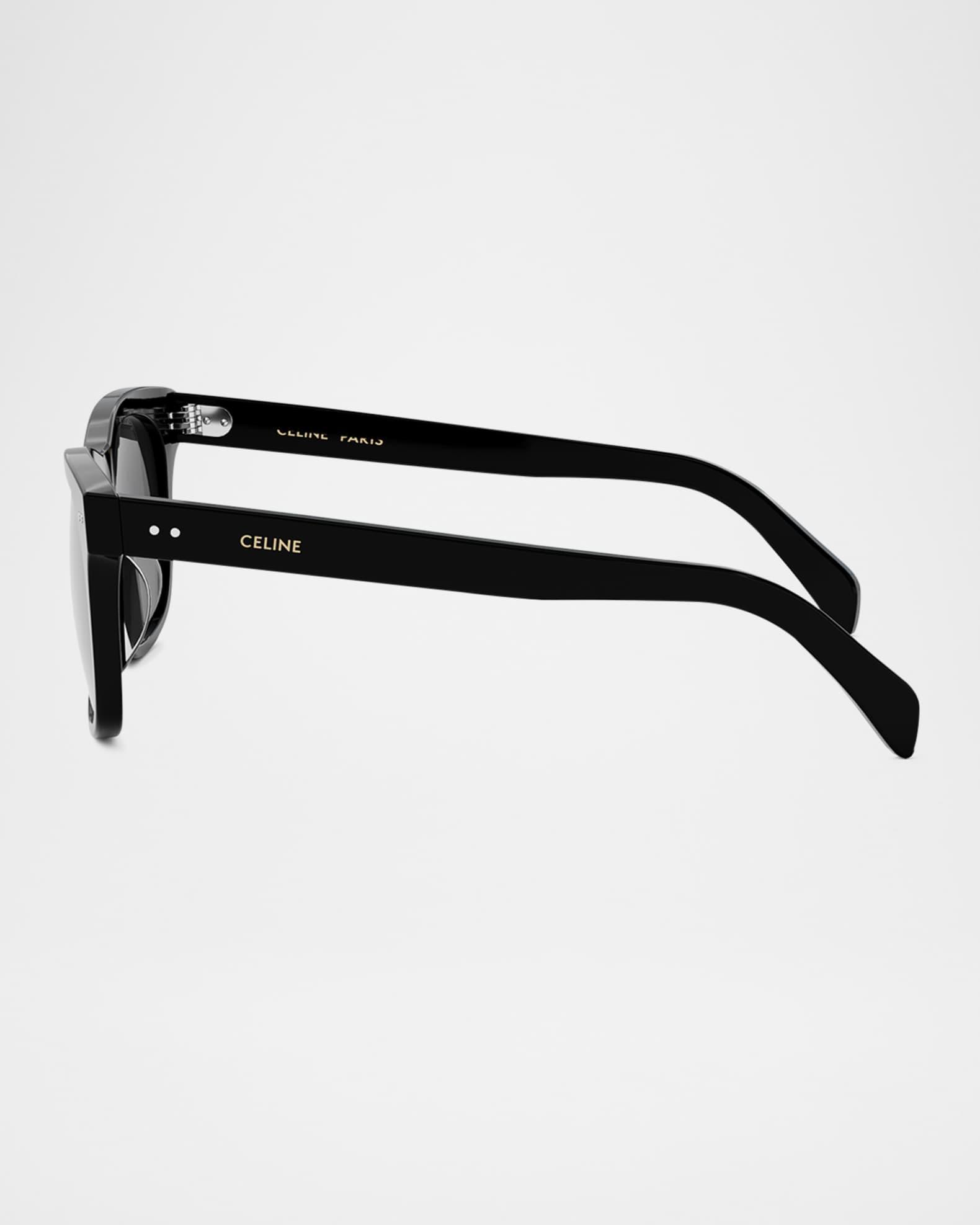 Men's Celine Thin Acetate Square Sunglasses Product Image