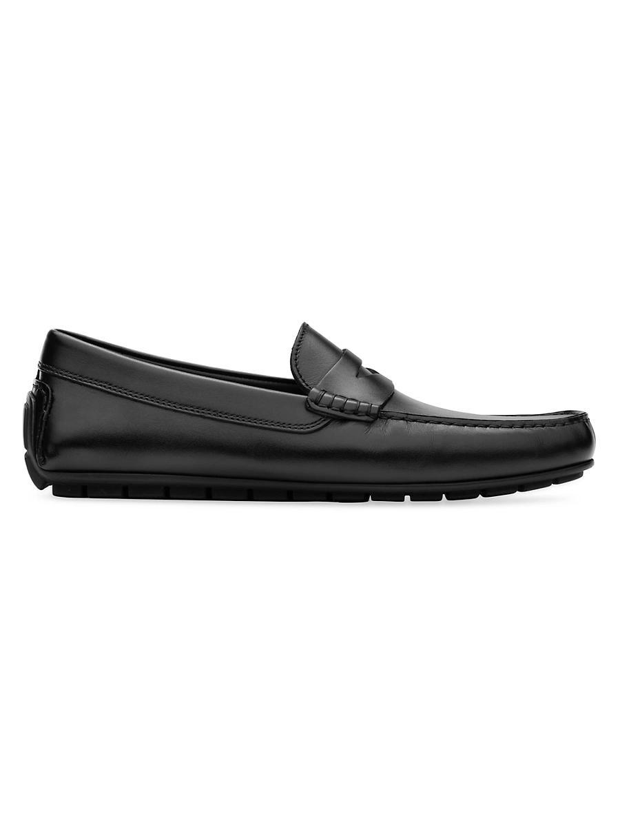 Mens Mocassino Gomma Leggera Suede Penny Loafers Product Image