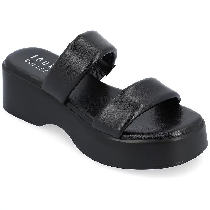 Journee Veradie Tru Comfort Foam Womens Slide Platform Sandals Product Image