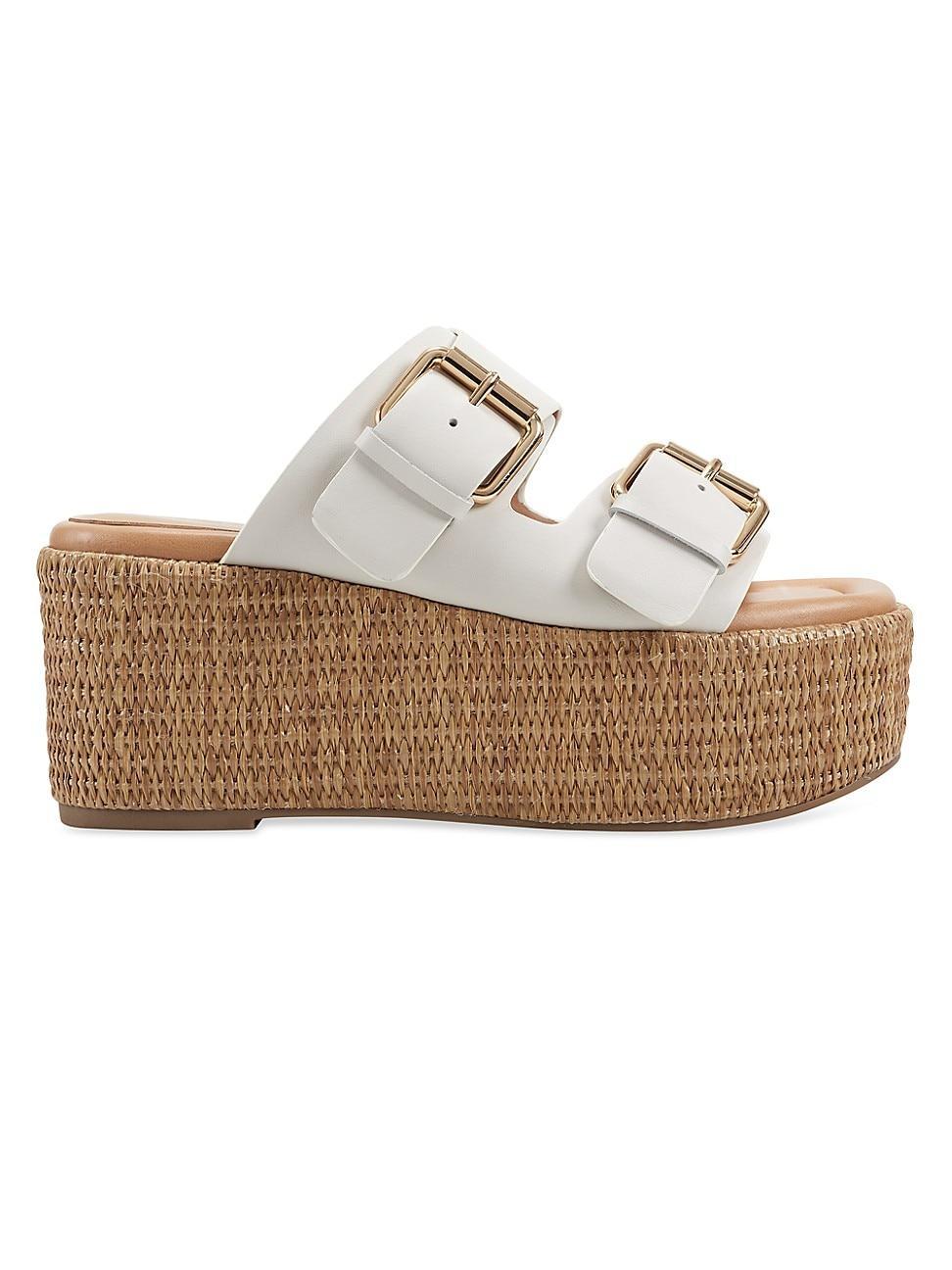 Womens Palery Suede Platform Sandals Product Image