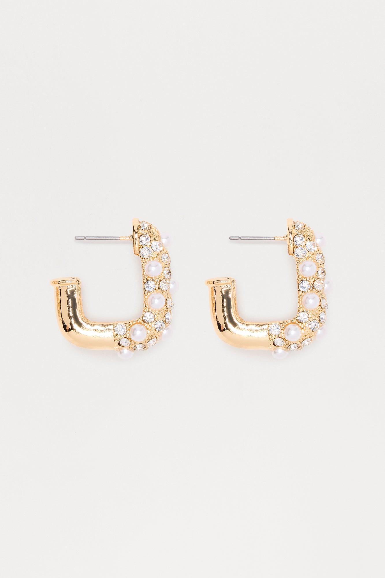 Simply Destined Drop Earrings - Gold Female Product Image