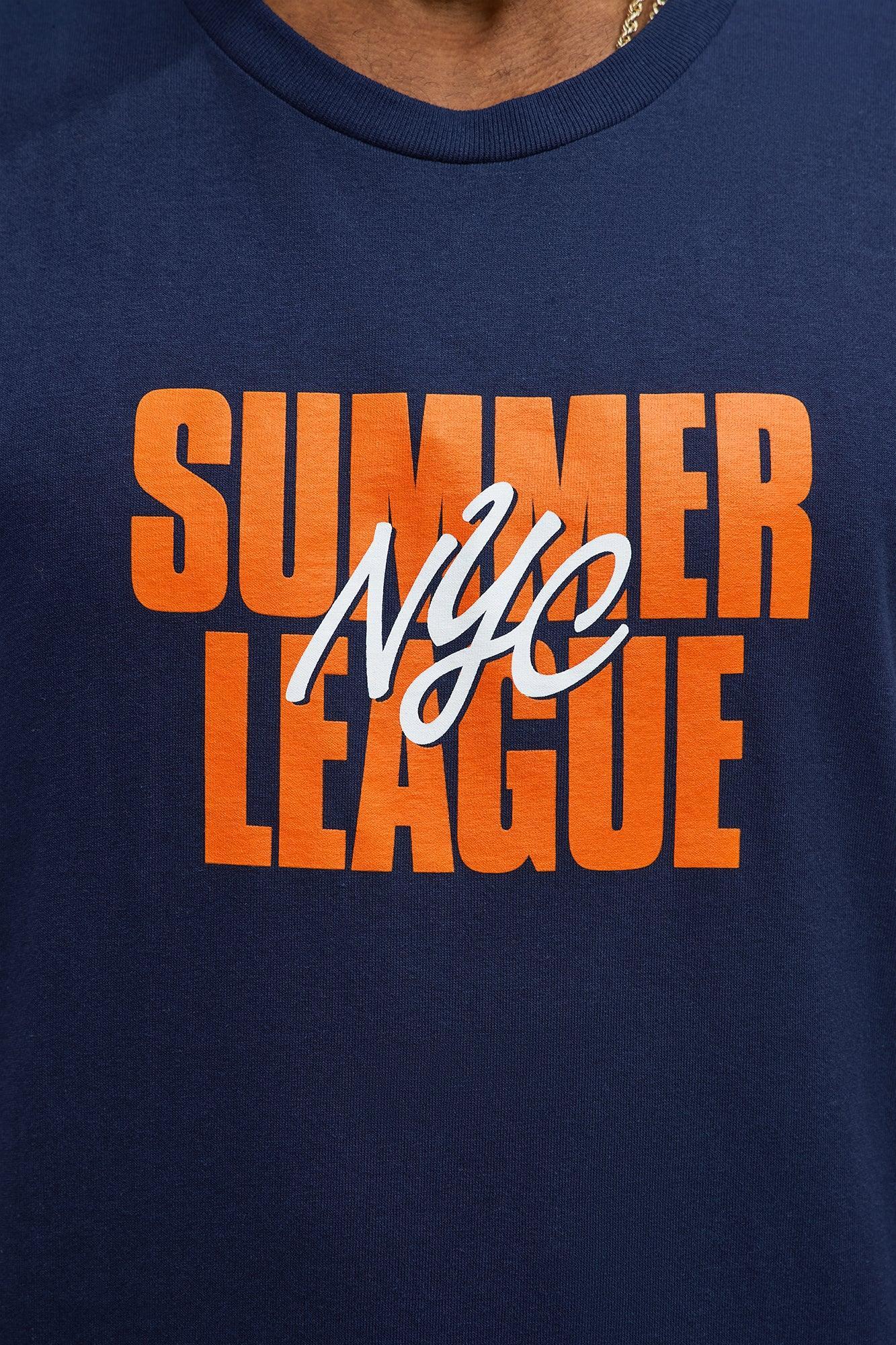 Summer League NYC Muscle Tee - Navy Product Image