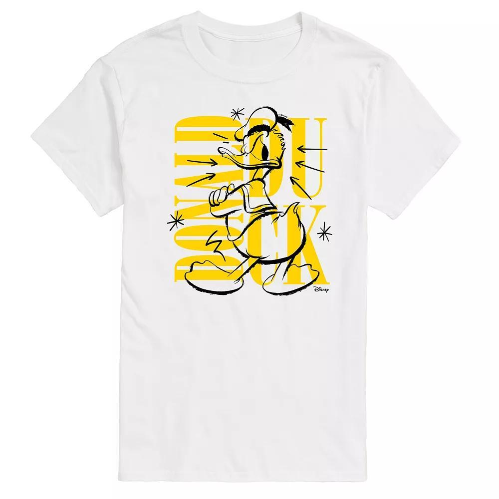 Disneys Mickey Mouse & Friends Donald Duck Mens Street Wear Graphic Tee Product Image