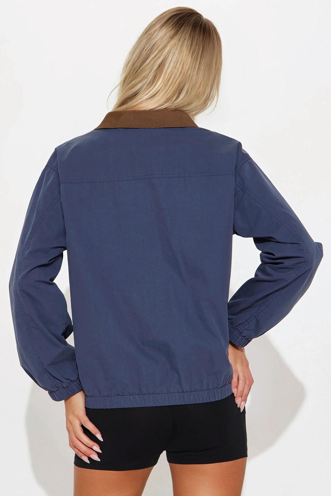 Carolina Barn Jacket - Navy Female Product Image