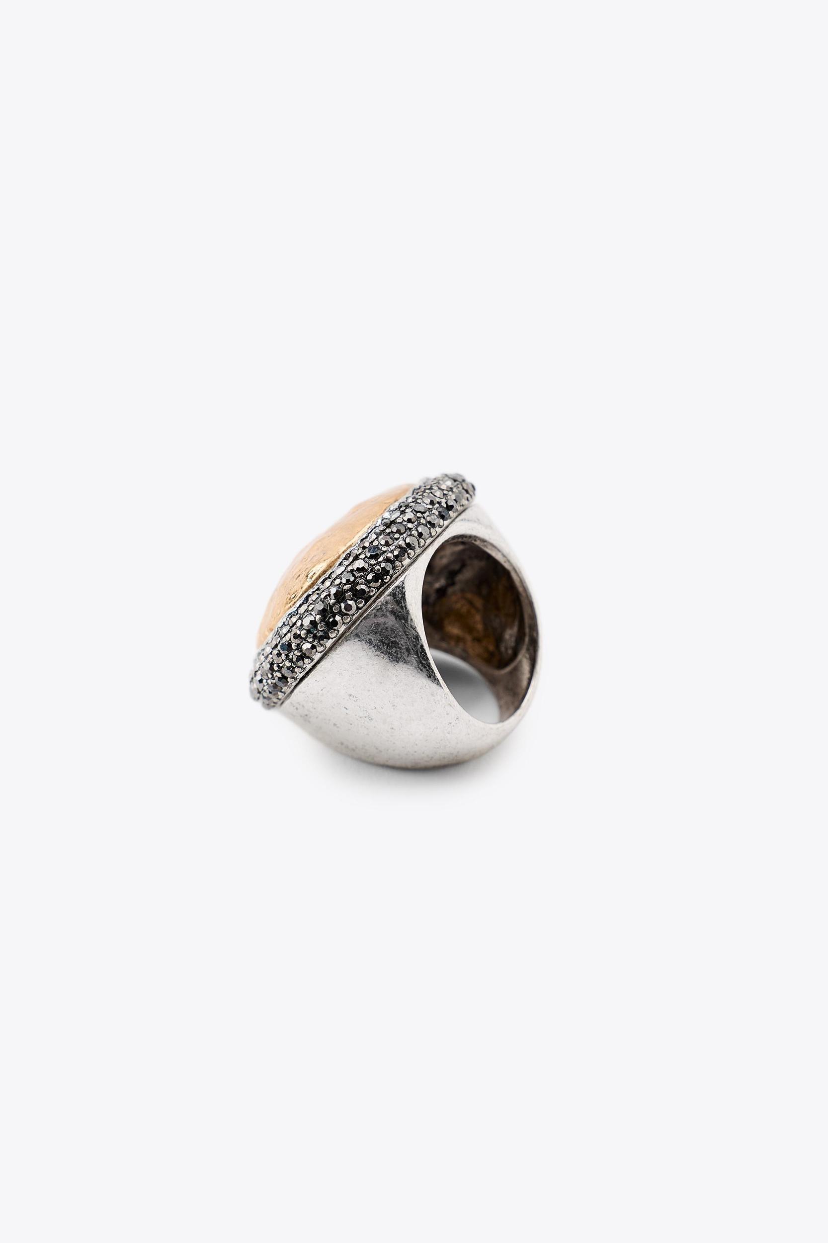 GLITTER TEXTURE MAXI RING Product Image