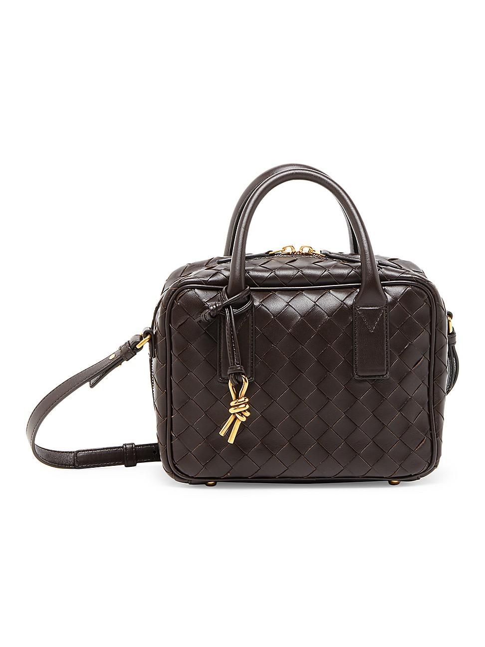 Womens Small Getaway Intrecciato Leather Top-Handle Bag Product Image