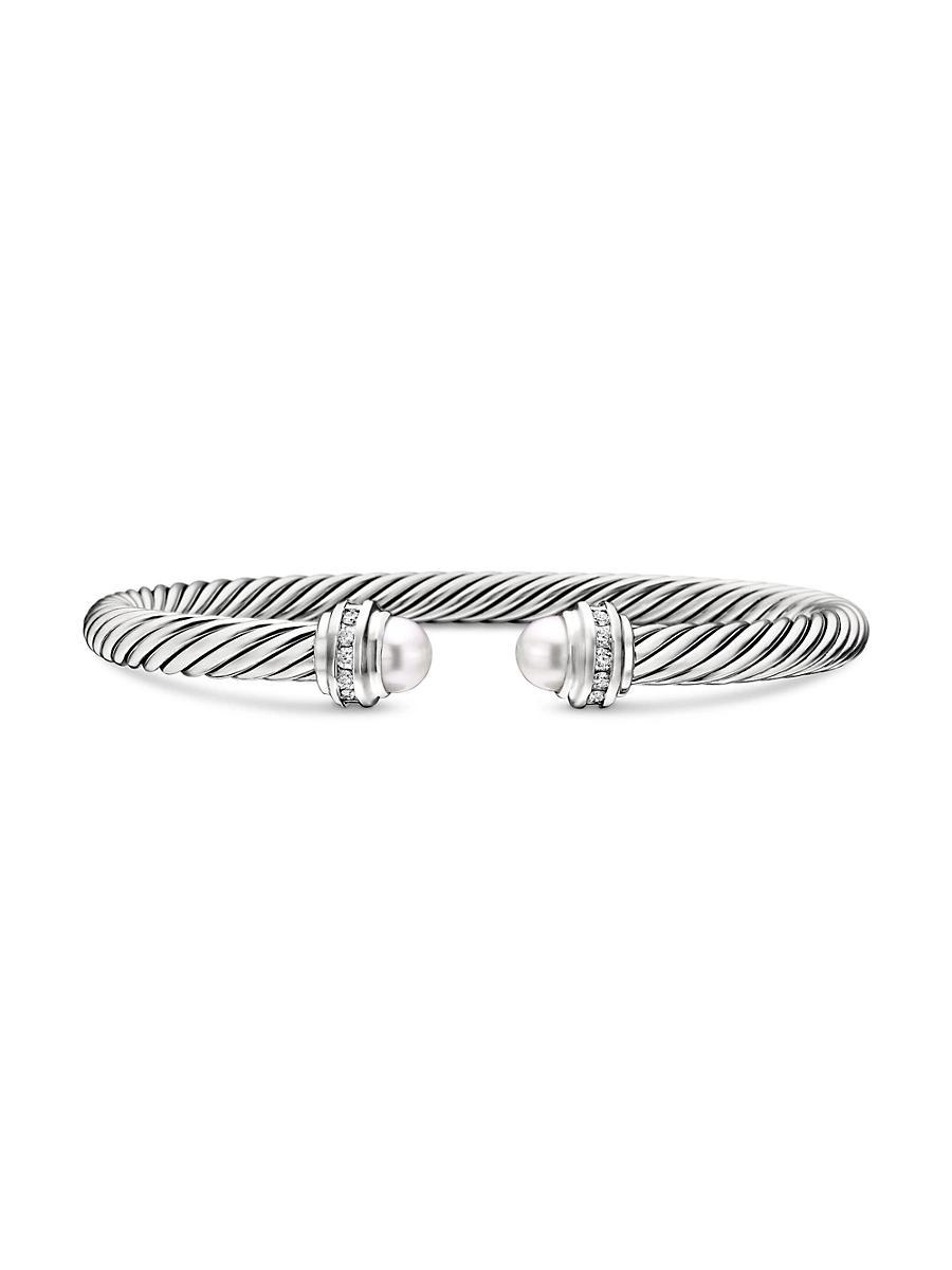 David Yurman Cable Classics Bracelet with Black Onyx & Diamonds Product Image