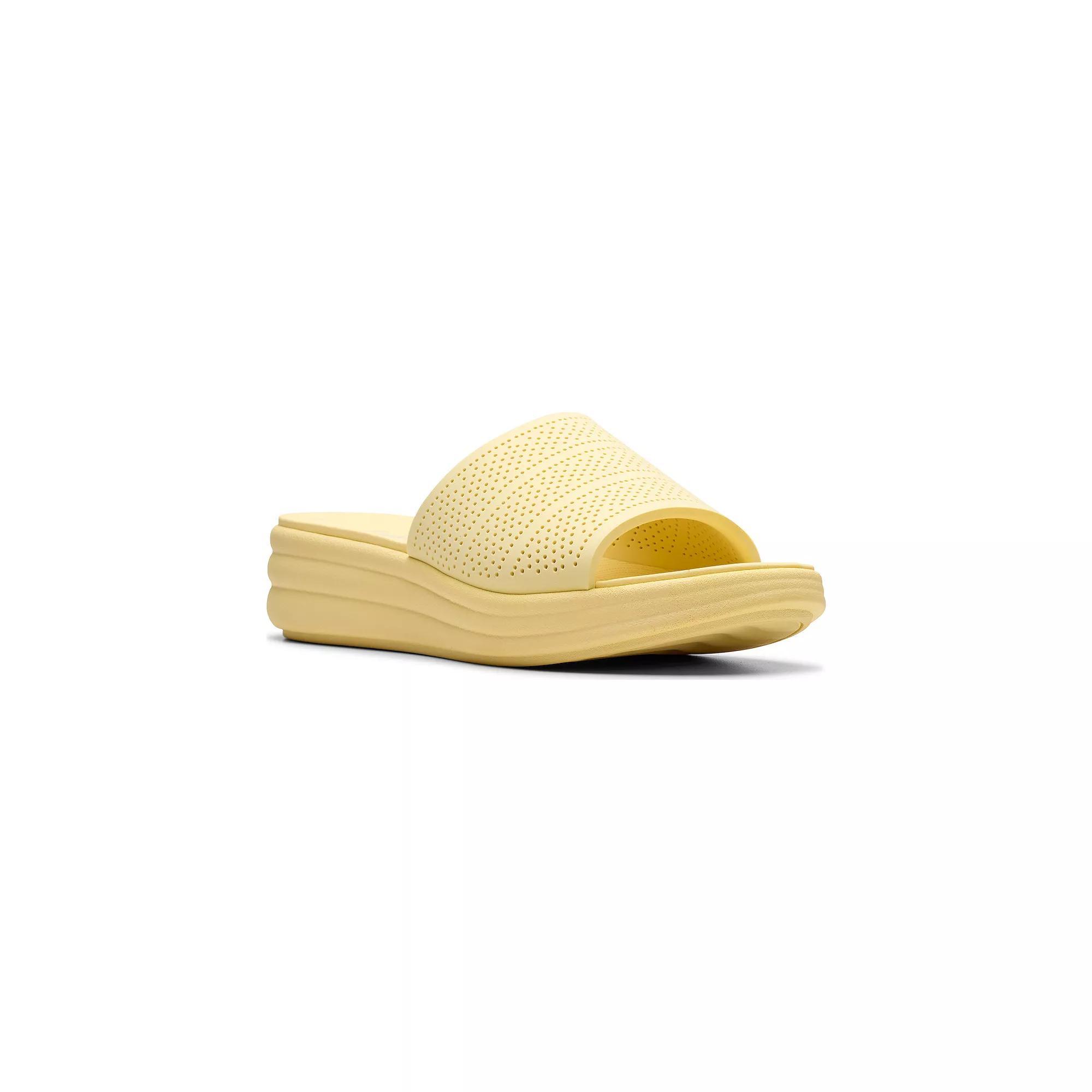 Clarks® Drift Twist Women's Sandals, Size: 8, Pale Yellow Product Image