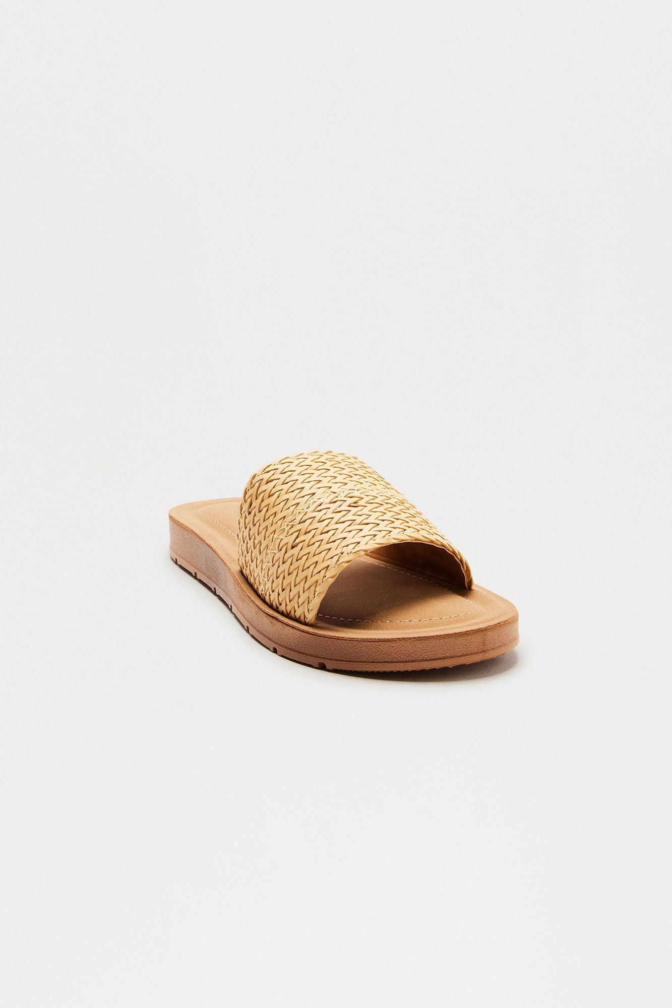Heat Wave Slip On Sandals - Natural Product Image