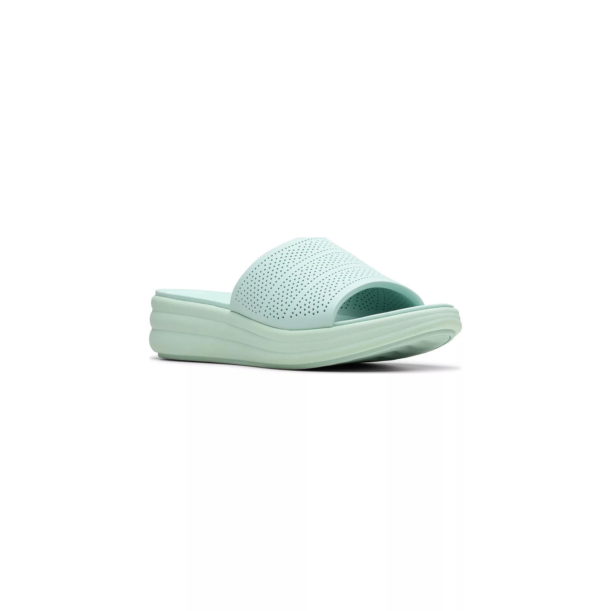 Clarks® Drift Twist Women's Sandals, Size: 6, Green Product Image
