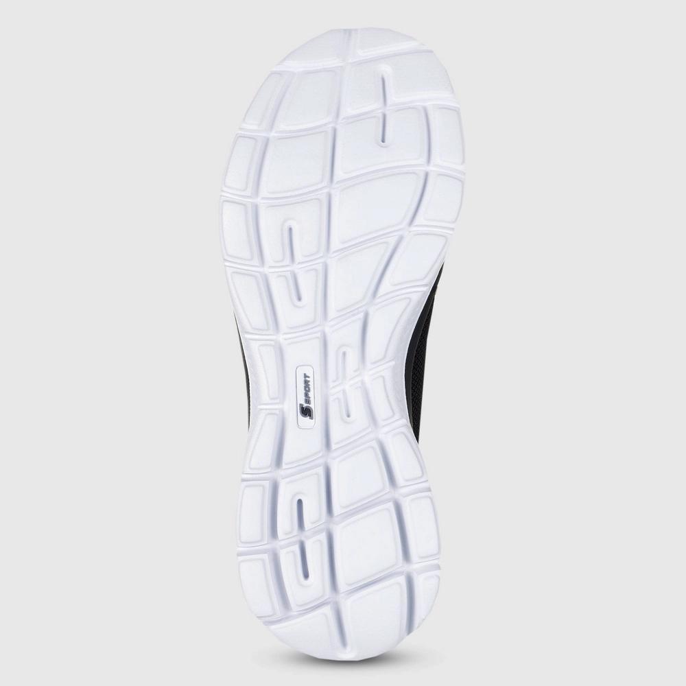S Sport By Skechers Women's Syrka Step-Ins Sneakers - Black 5.5: Slip-On, Cushioned Insole, Soft Outsole Product Image