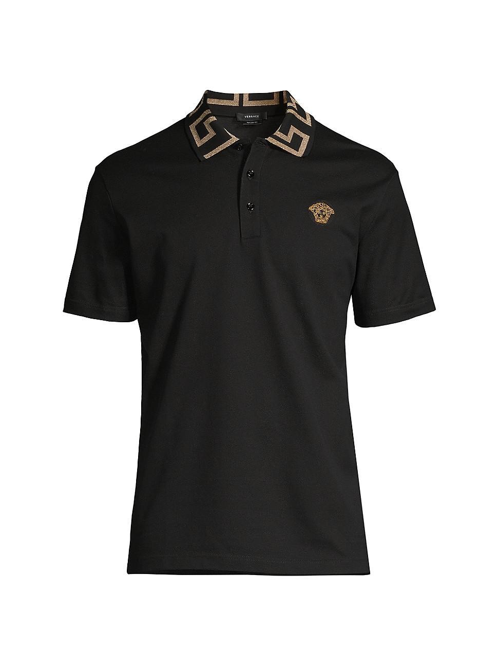 Mens Piquet Cotton Polo Shirt Product Image